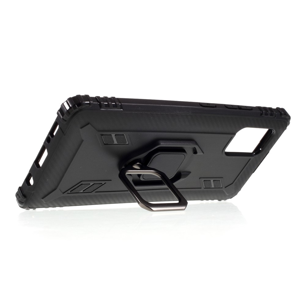 Finger Ring Kickstand TPU Shell for Samsung Galaxy A51 5G SM-A516 - Black-9