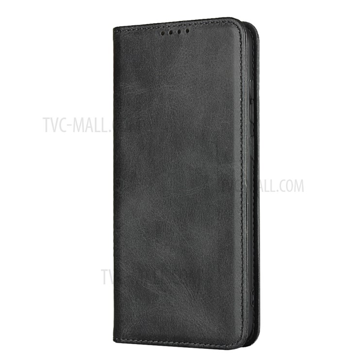 Auto-absorbed Wallet Leather Stand Case for Samsung Galaxy A11 - Black-2