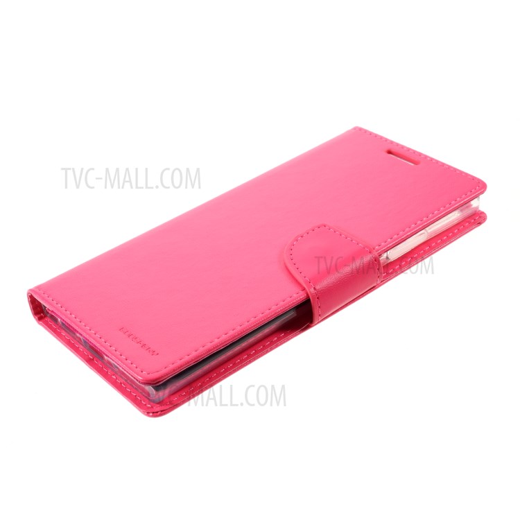 MERCURY GOOSPERY Bravo Diary Leather Wallet Case for Samsung Galaxy Note20 Ultra/Note20 Ultra 5G - Rose-4