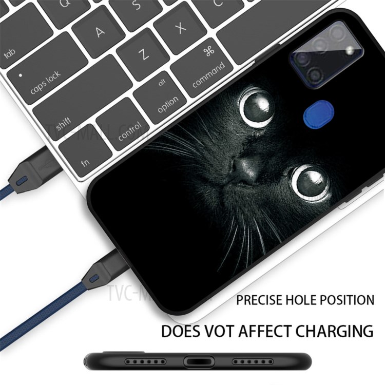 Pattern Printing Matte TPU Cell Phone Case for Samsung Galaxy A21s - Cat-2