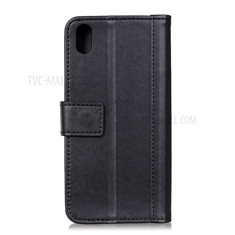 Wallet Stand Leather Mobile Phone Shell for Samsung Galaxy A01 Core - Black-3