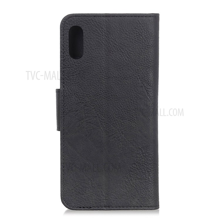 Litchi Texture Leather Mobile Phone Case for Samsung Galaxy A01 Core - Black-3