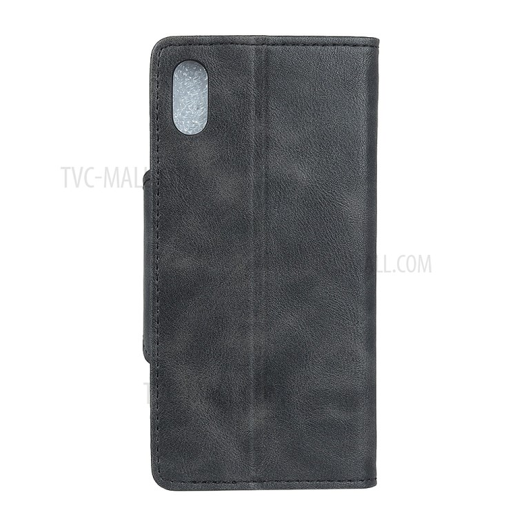 Wallet Stand Leather Flip Case for Samsung Galaxy A01 Core - Black-3