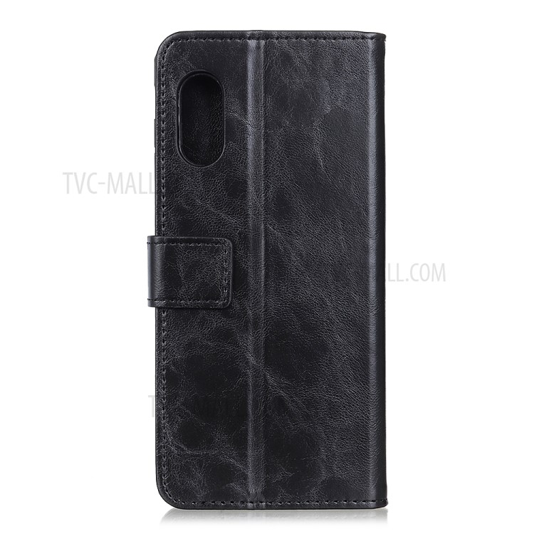 Wallet Leather Stand Case for Samsung Galaxy A01 Core - Black-3