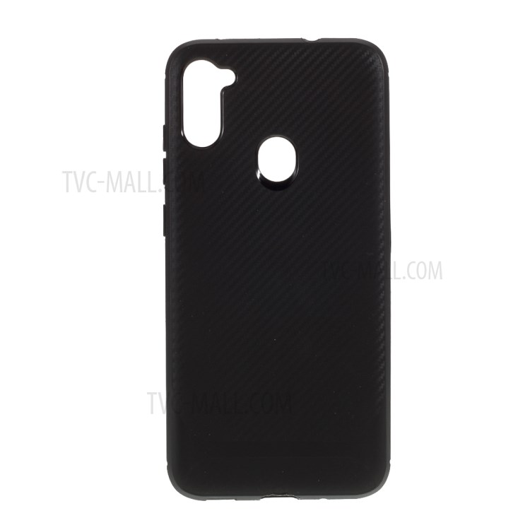 Anti-slip TPU Soft Mobile Phone Case for Samsung Galaxy A11/M11 - Black-1