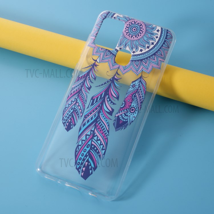 Pattern Printing Style Clear TPU Phone Shell Cover for Samsung Galaxy A21s - Dream Catcher-2