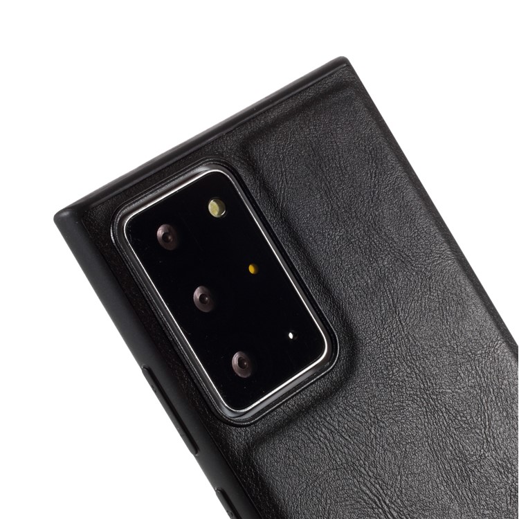 X-LEVEL Vintage Style PU Leather Coated TPU Shell Cover for Samsung Galaxy Note20 Ultra/Note20 Ultra 5G - Black-4