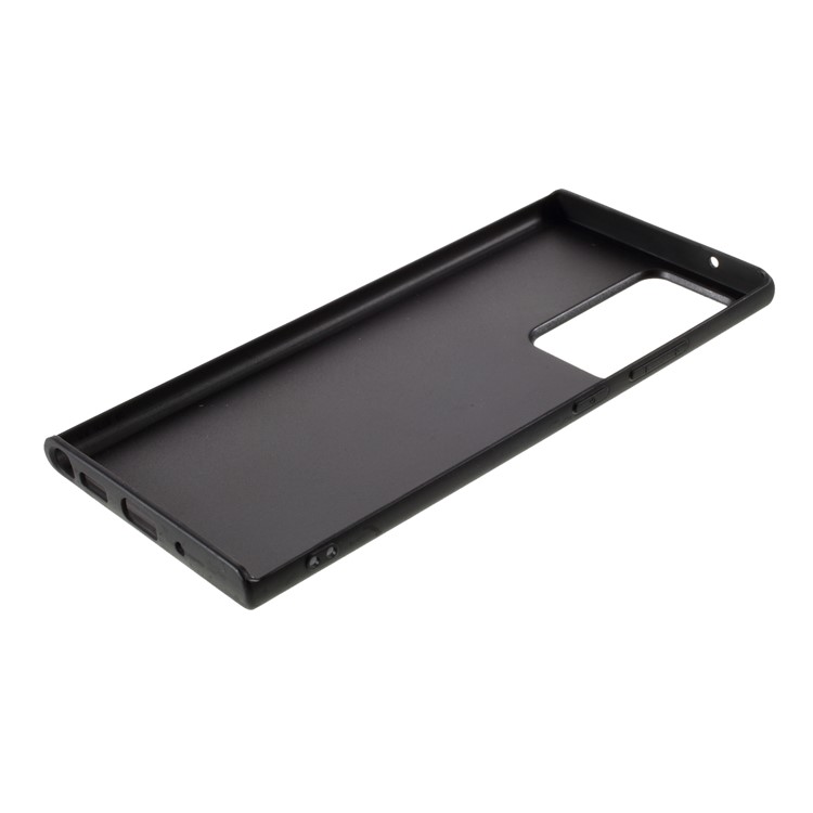 X-LEVEL Vintage Style PU Leather Coated TPU Shell Cover for Samsung Galaxy Note20 Ultra/Note20 Ultra 5G - Black-8