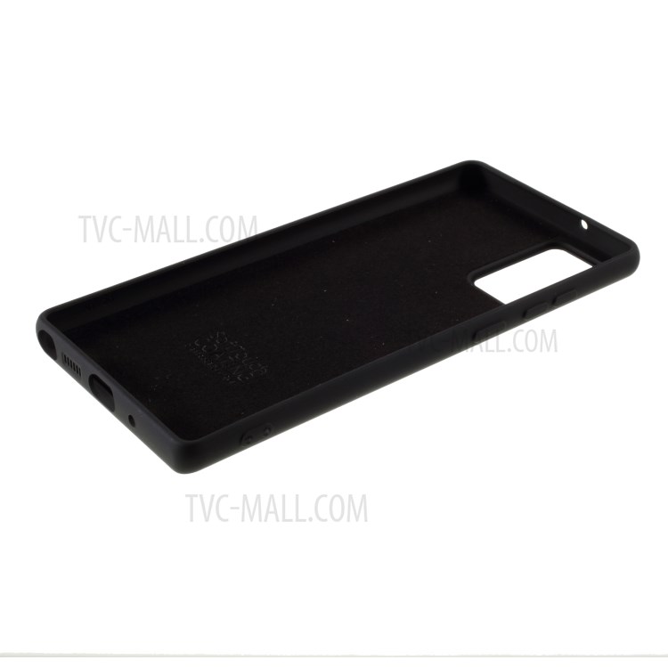 X-LEVEL Dynamic Series Anti-Drop Liquid Silicone Soft Casing for Samsung Galaxy Note 20 5G / Galaxy Note 20 - Black-6