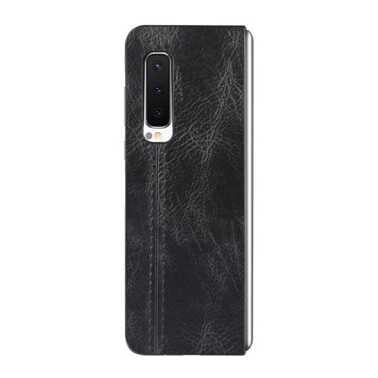 PU Leather Coated PC + TPU Mobile Phone Case for Samsung Galaxy Fold 5G / Fold 4G / W20 5G - Black-4