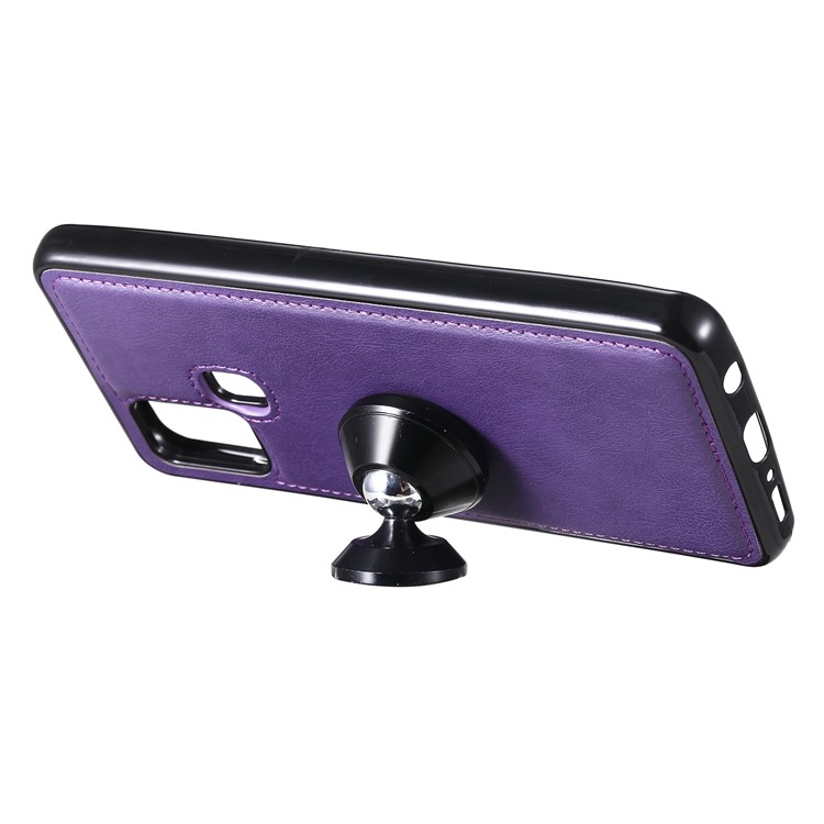 Série en Cuir KT Pure Color-3 Shell Détachable 2-en-1 Pour Samsung Galaxy A21s - Violet