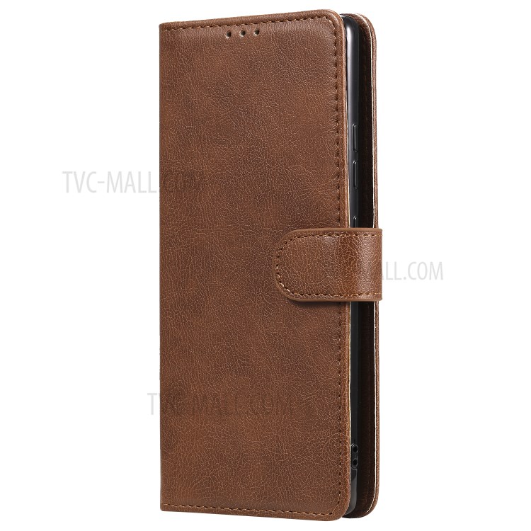 Detachable Leather Wallet Cover + TPU Shell 2-in-1 for Samsung Galaxy A71 5G SM-A716 - Brown-2