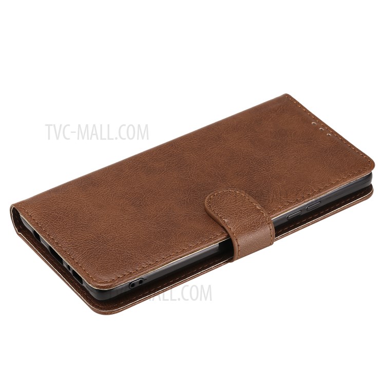 Detachable Leather Wallet Cover + TPU Shell 2-in-1 for Samsung Galaxy A71 5G SM-A716 - Brown-6