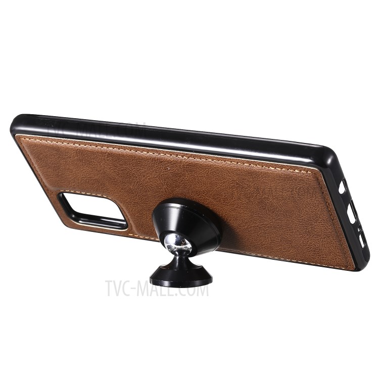 Detachable Leather Wallet Cover + TPU Shell 2-in-1 for Samsung Galaxy A71 5G SM-A716 - Brown-7