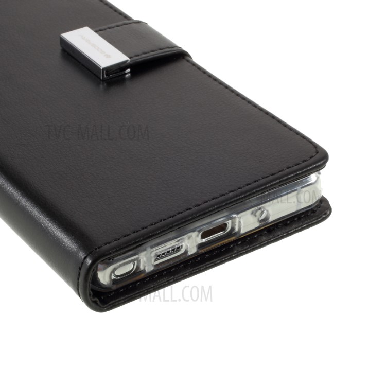 MERCURY GOOSPERY Rich Diary Leather Wallet Protection Case for Samsung Galaxy Note 20 5G / Galaxy Note 20 - Black-6