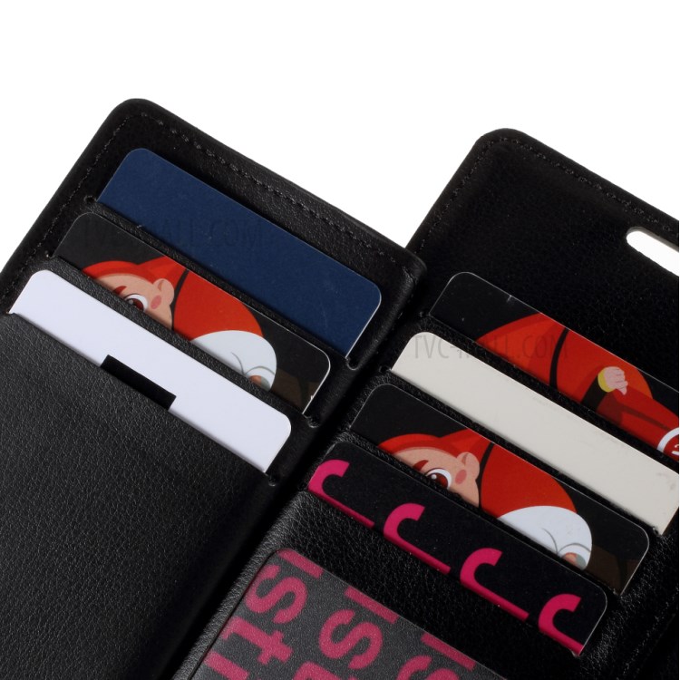 MERCURY GOOSPERY Rich Diary Leather Wallet Protection Case for Samsung Galaxy Note 20 5G / Galaxy Note 20 - Black-7