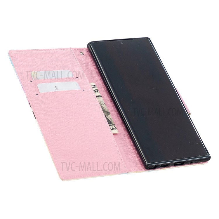 Pattern Printing Magnetic Leather Stand Case for Samsung Galaxy Note20 Ultra/Note20 Ultra 5G - Happy Cat-7