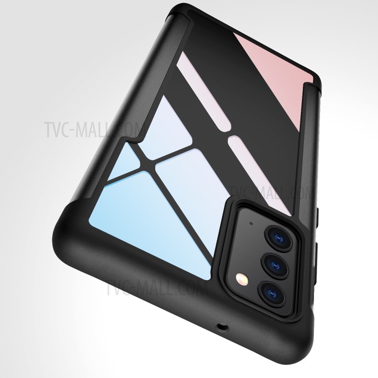 Metal + TPU + PC Back Hybrid Shell for Samsung Galaxy Note 20/Note 20 5G - Black-6
