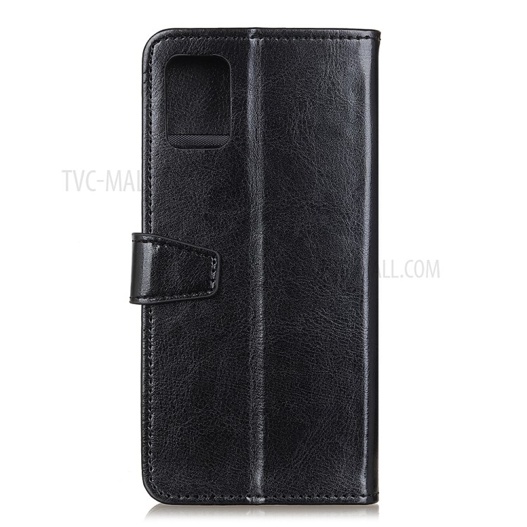 Crazy Horse Magnetic Leather Stand Case for Samsung Galaxy M31s - Black-3