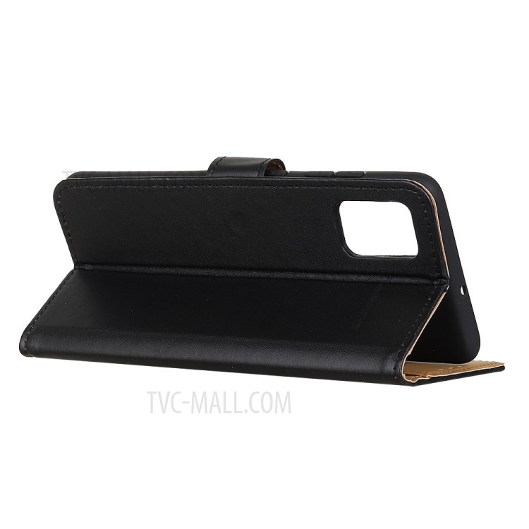 With Wallet Stand Leather Protective Shell for Samsung Galaxy M31s - Black-4