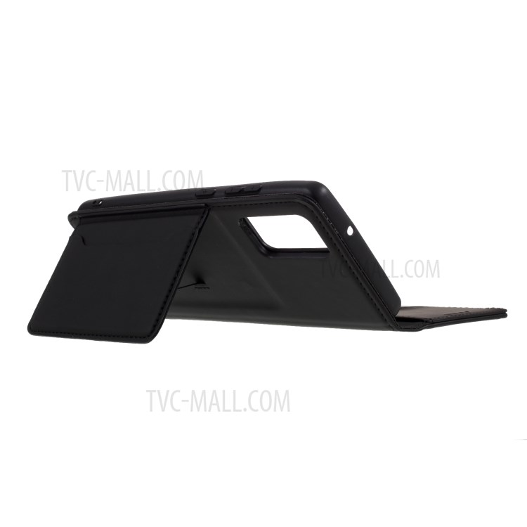 Liquid Silicone Touch Leather Cover for Samsung Galaxy Note 20/Galaxy Note 20 5G - Black-11