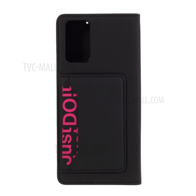 Liquid Silicone Touch Leather Cover for Samsung Galaxy Note 20/Galaxy Note 20 5G - Black-6