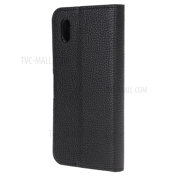 Litchi Skin Wallet Flip Leather Stand Case for Samsung Galaxy A01 Core-3