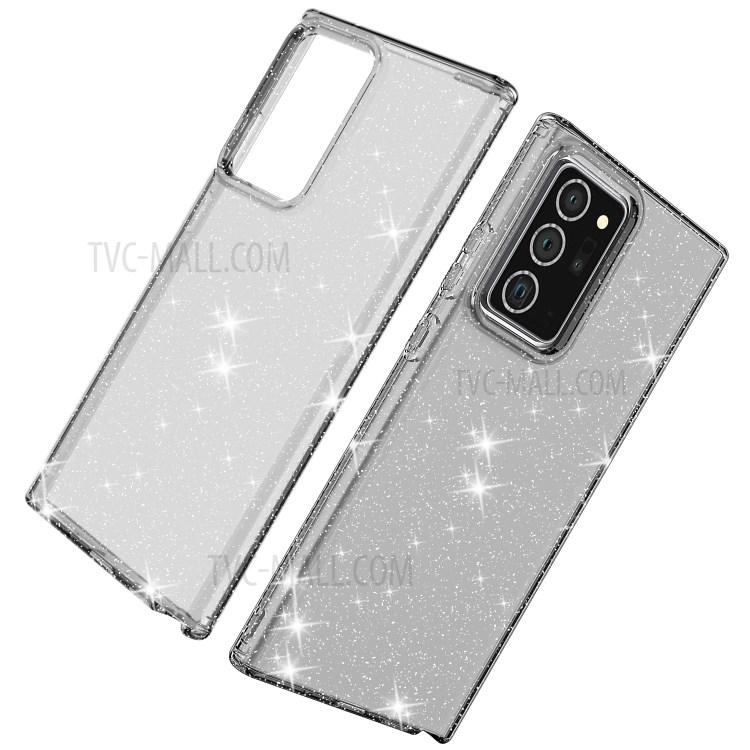 IMD Glittery Powder Design TPU Phone Case for Samsung Galaxy Note20 Ultra 5G /  Galaxy Note20 Ultra - Grey-2