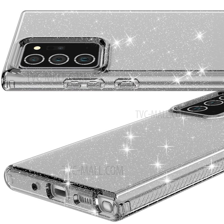 IMD Glittery Powder Design TPU Phone Case for Samsung Galaxy Note20 Ultra 5G / Galaxy Note20 Ultra - Grey-3
