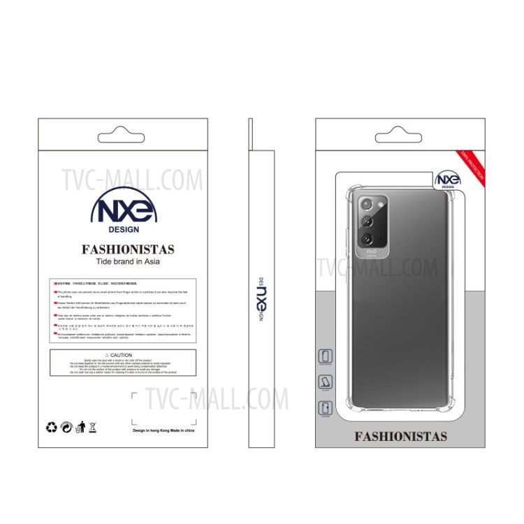 NXE Clear TPU Back Case Shell for Samsung Galaxy Note 20/Note 20 5G-5