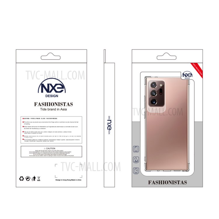NXE Clear TPU Back Case Shell for Samsung Galaxy Note20 Ultra/Note20 Ultra 5G-6