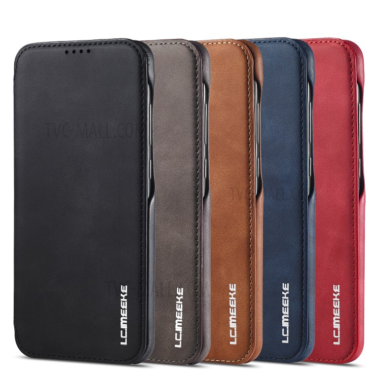 LC.IMEEKE Retro PU Leather Card Holder Case Phone Shell for Samsung Galaxy A11 (EU Version) - Black-17