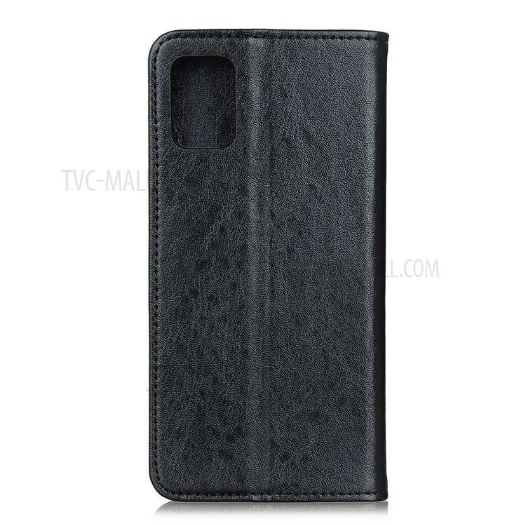 Crazy Horse Auto-absorbed Leather Wallet Mobile Case for Samsung Galaxy M31s - Black-2