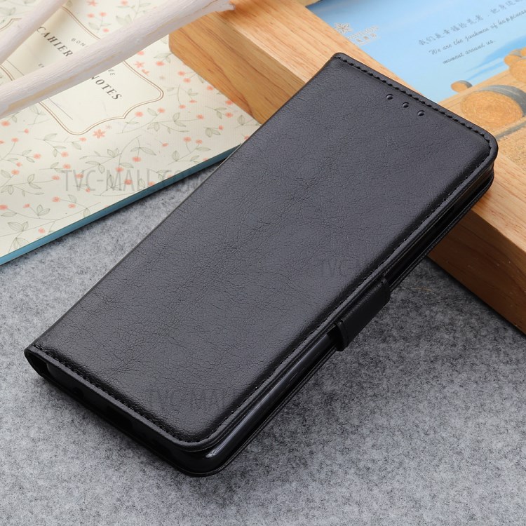 Litchi Skin with Wallet Leather Cover for Samsung Galaxy M31s - Black-8