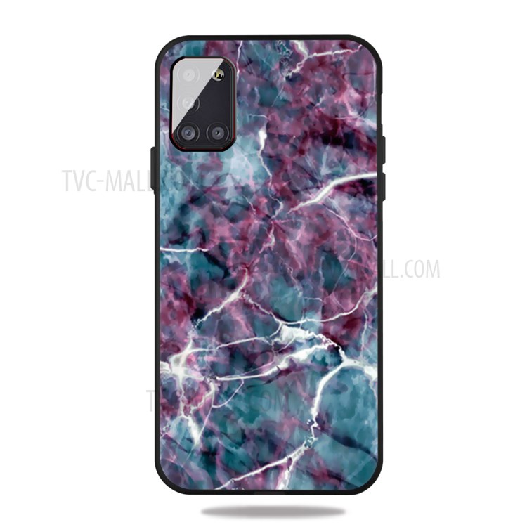 Pattern Printing TPU Case Shell for Samsung Galaxy A31 - Marble Texture-1