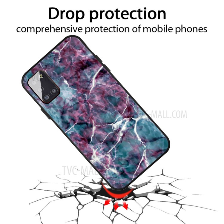 Pattern Printing TPU Case Shell for Samsung Galaxy A31 - Marble Texture-2