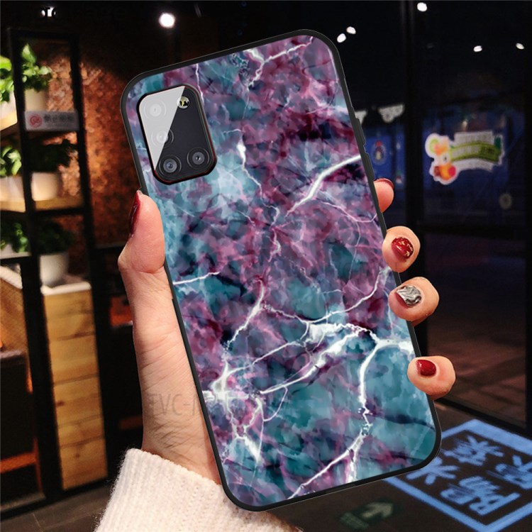 Pattern Printing TPU Case Shell for Samsung Galaxy A31 - Marble Texture-5