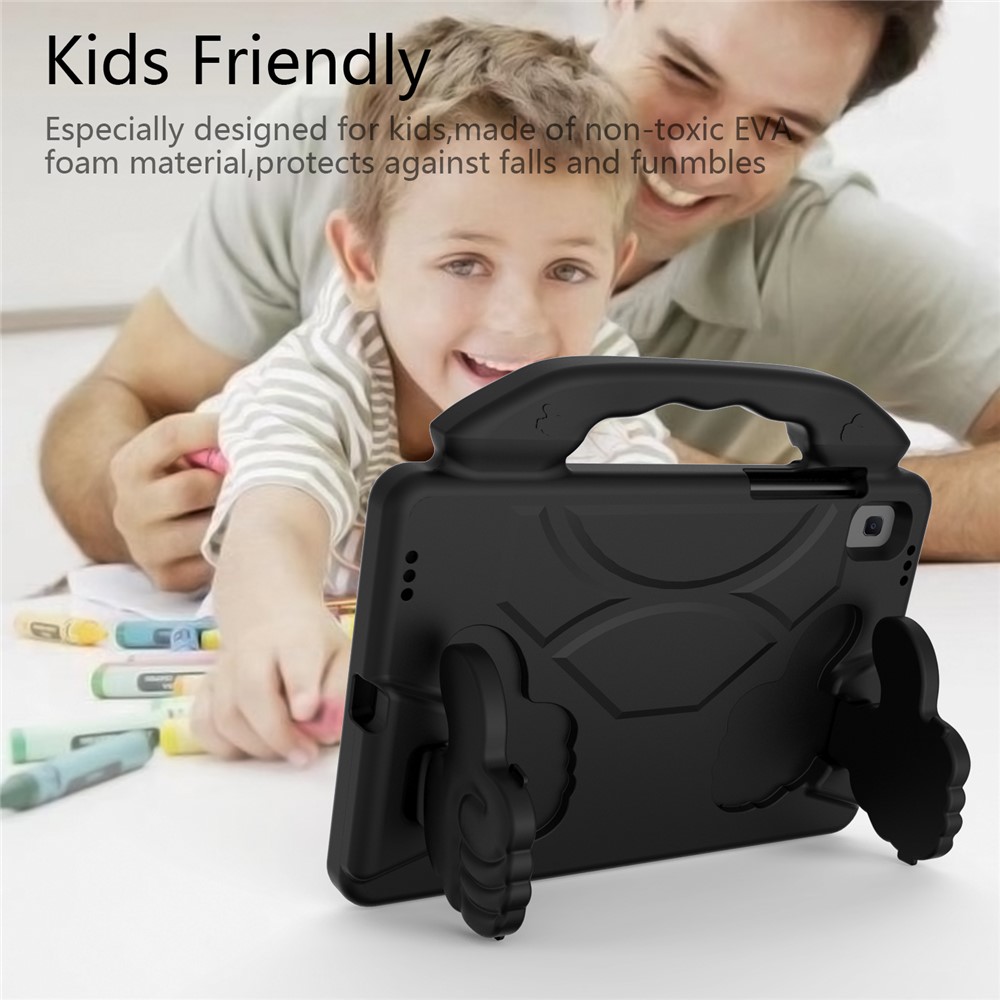 Shockproof Thumb Kickstand EVA Protective Case for Samsung Galaxy Tab S5e SM-T720 - Black-6