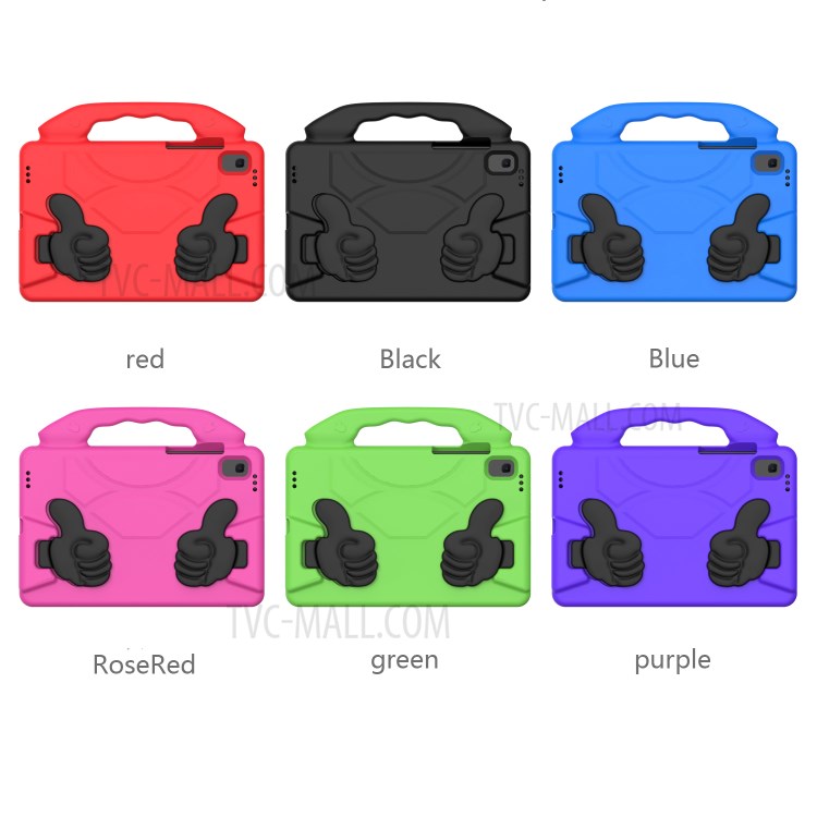 Shockproof Thumb Kickstand EVA Protective Shell for Samsung Galaxy Tab S6 - Black-6