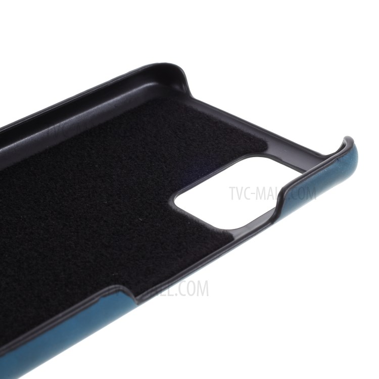 Thermal Induction Fluorescent Color Changing Leather Coated PC Back Cover for Samsung Galaxy A51 5G SM-A516 - Blue-4