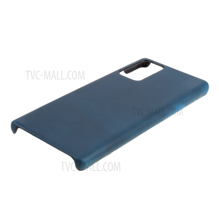 Thermal Induction Fluorescent Color Changing Leather Coated PC Case for Samsung Galaxy Note 20/Note 20 5G - Blue-5