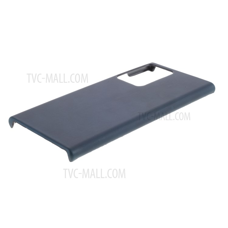 Thermal Induction Fluorescent Color Changing Leather Coated PC Shell for Samsung Galaxy Note20 Ultra/Note20 Ultra 5G - Blue-5