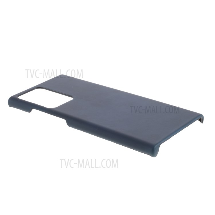 Thermal Induction Fluorescent Color Changing Leather Coated PC Shell for Samsung Galaxy Note20 Ultra/Note20 Ultra 5G - Blue-6