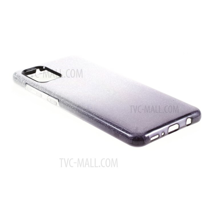 Gradient Color TPU + PC Hybrid Phone Back Case for Samsung Galaxy A31 - Black-6