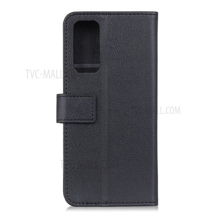 PU Leather Wallet Stand Phone Cover for Samsung Galaxy Note20 Ultra/Note20 Ultra 5G - Black-1