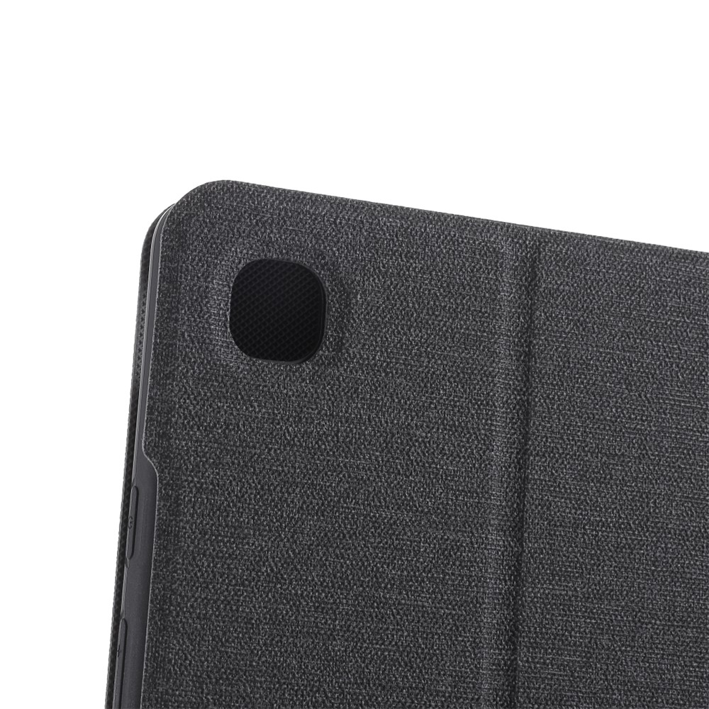 Cloth Texture Leather Stand Tablet Case for Samsung Galaxy Tab A7 10.4 (2020) - Black-4