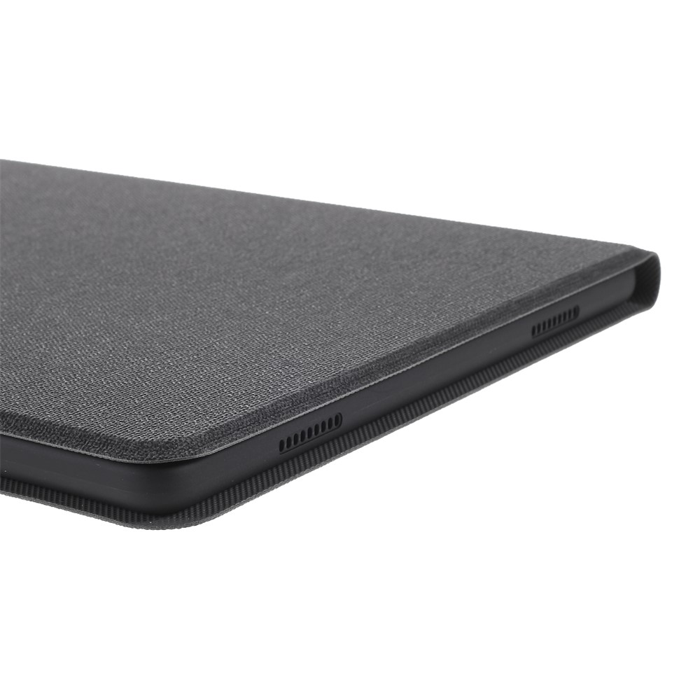 Cloth Texture Leather Stand Tablet Case for Samsung Galaxy Tab A7 10.4 (2020) - Black-7