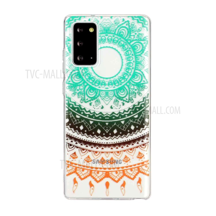 Pattern Printing TPU Case Shell for Samsung Galaxy Note20 Ultra 5G / Galaxy Note20 Ultra - Green-1