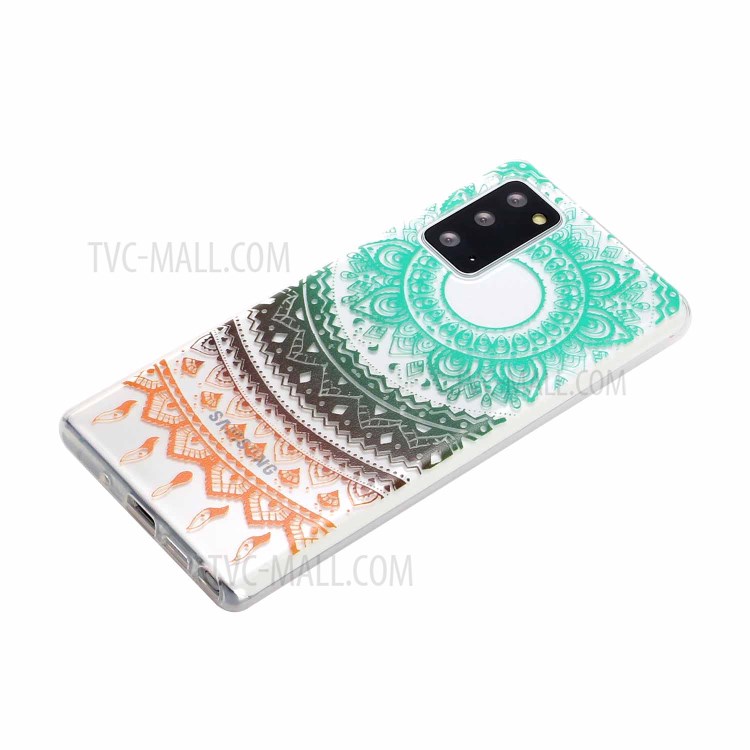 Pattern Printing TPU Case Shell for Samsung Galaxy Note20 Ultra 5G / Galaxy Note20 Ultra - Green-2