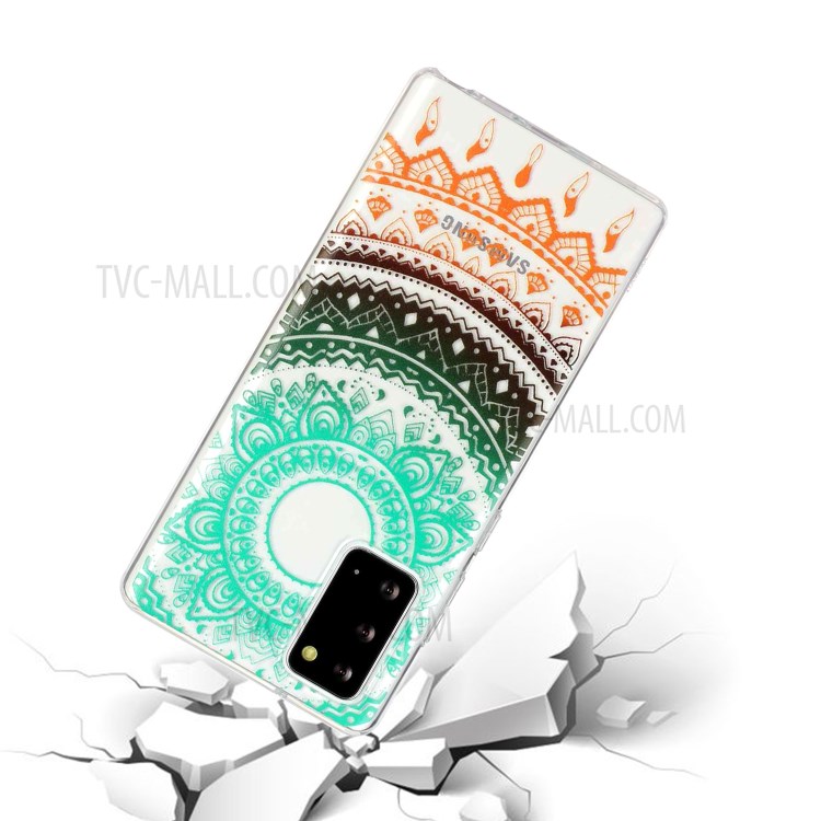 Pattern Printing TPU Case Shell for Samsung Galaxy Note20 Ultra 5G / Galaxy Note20 Ultra - Green-4